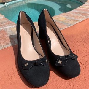 New Kate Spade black Heels Benice size 6 1/2